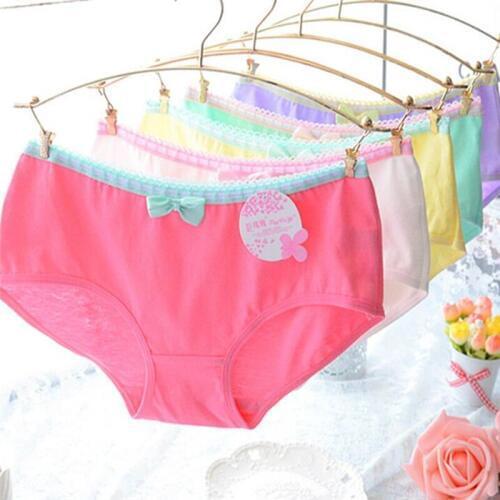 2019 NEW 4Pcs/Lot Cute Girl Panties Underwear Briefs Cotton Lingerie Soft Comfortable Panty TWY-9315-2-4p