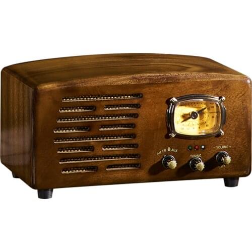 Walnut Gramophone Retro Radio Outdoor Smart B Speaker Multifunction Radio Card External Small Speaker Phonograph