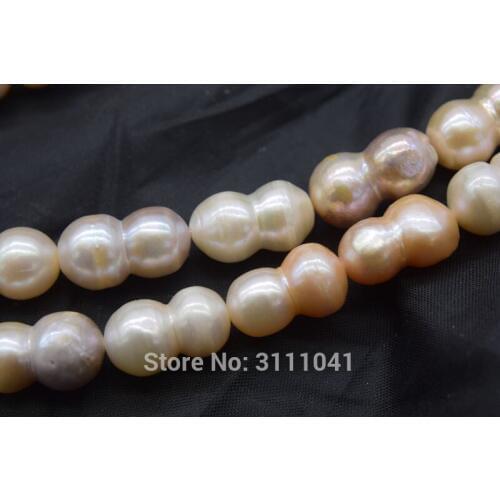 Freshwater pearl WHITEPINKPURPLE UNIQUE SHAPE 14-18mm AA 15inch FPPJ wholesale beads nature loose beads for DIY jewelry