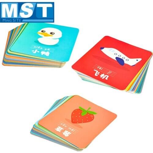 Vehicle Fruit Animal Cognitive Cards Flashcards For Children Babies Development Color Cognition Early Education Learning Card