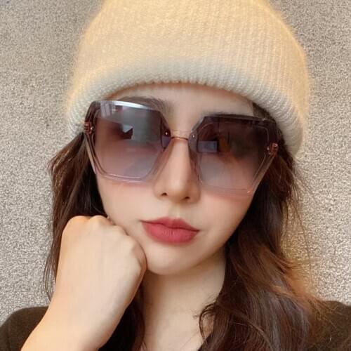 Square Sunglasses Men Women Purple Red Lens UV400 Protection Eyewear Fashion Design Gafas De Sol