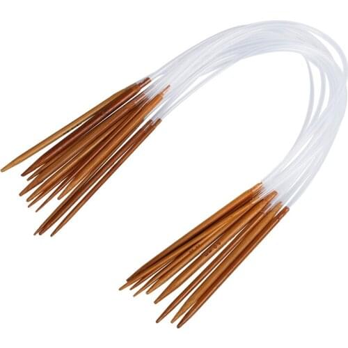 11 sizes 2.0mm-5.0mm 40 cm Bamboo Circular Needles