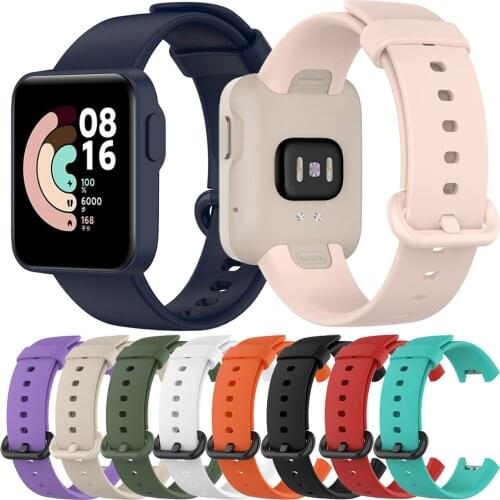 Essidi Sports Silicone Strap For Xiaomi Mi Watch Lite Bracelet Wrist Band Loop For Redmi Watch Replacement Correa