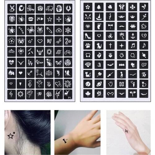 Tattoo Airbrush Stencils Templates Henna Stencils Tattoo Supplies body Designer Stencil Tattoo Drawing tattoo stencil maker