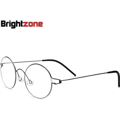 No Screw Ultra-light Titanium Transparent Mens Glasses Spectacle Optical Prescription Frame Eyeglasses Oculos De Grau Brillen