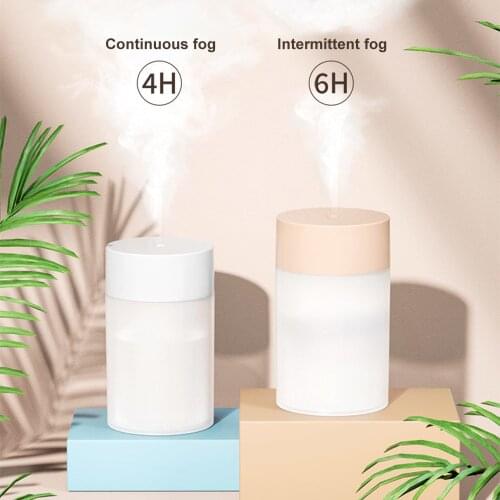 260ML Humidifier Scent Diffuser Purifier Small Grain Ultrasonic Atomizer 7 Color USB Charging LED Night Lights for Home Office