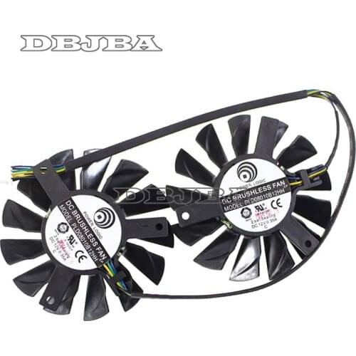 Fan For MSI N670GTX Hawk N660 N660Ti N650Ti PLD08010B12HH Graphics Card Cooling Fan