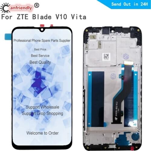 For ZTE Blade V10 Vita V10vita LCD Display+Touch panel Screen Replacement Digitizer WIth Frame Assembly For ZTE V10 Vita Display