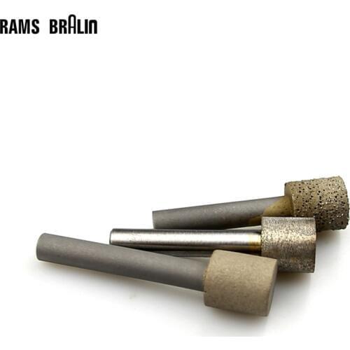 1 piece 12*10*6mm Premium Quality Diamond Sintered Mounted Point Grinding Head for Stone Granite Grinding P30 P80 P200