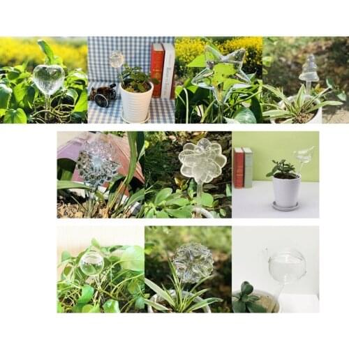 10 Types Glass Watering Spray Bottle Self Watering Device Water Can Mister Pot Indoor Outdoor Plant Watering Equipment 85LA