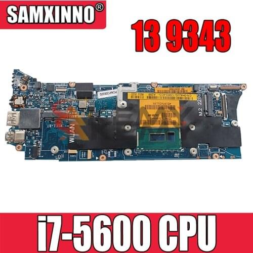 100% new FOR Dell Dell XPS 13 9343 motherboard with i7-5600 cpu 0T94C8 CN-0T94C8 T94C8 ZAZ00 LA-B441P working good