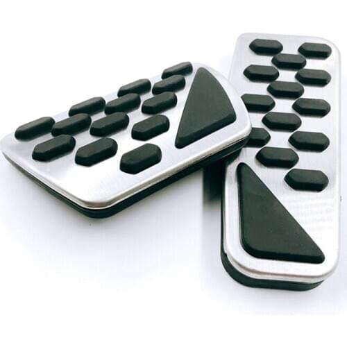 2Pcs/Lot Car Gas Brake Pedal Cover Auto Stainless Steel Foot Pedal Pad Cover For Jeep Wrangler 2018 2019 2020 Car Accessories