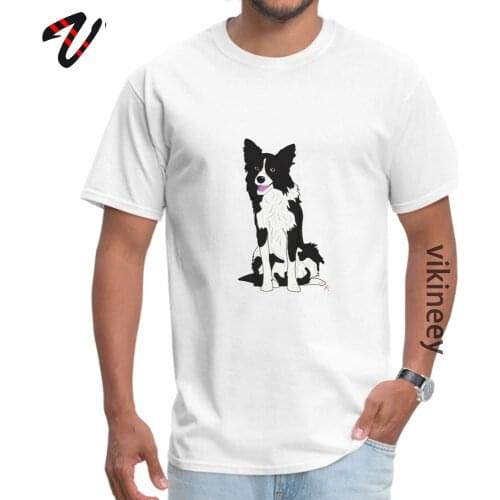 Border Collie Round Neck Tshirts Mother Day Tops Shirt Short South Side Serpents Prevalent Heisenberg Shirt Normal Men