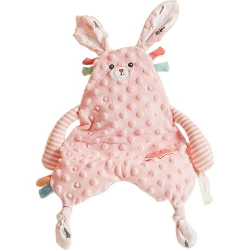 Baby Soother Appease Towel Cute Animal Doll Teether Infants Comfort Sleeping Toy 69HE