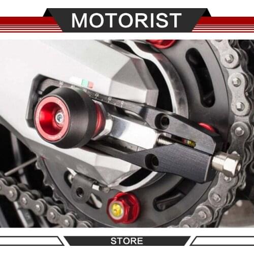 For honda LIGHTECH/xadv LOGO 2017- 2018 Chain Adjusters Tensioners CNC Aluminum For honda motorcycle chain adjuster with logo