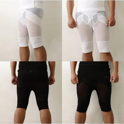 Men Body Fitness Tummy Control Stretch Shorts Pants Shapewear M L XL