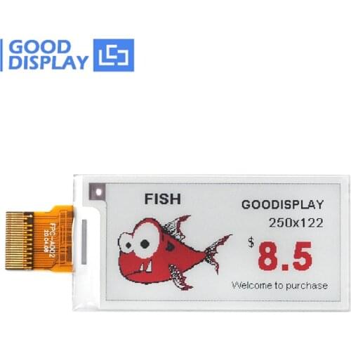 Small Color Screen SPI Epaper 2.13 Inch HD 250x122 Eink Display ESL