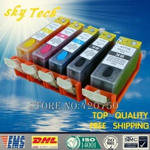 5PK Full ink Refillable Cartridges suit for PGI725 CLI726, Suit for canon IP4870 IP4970 IX6560 MX886 MG5170 6270 ,with ARC chips