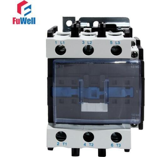 80A AC Contactor CJX2-8011 NO NC Coil Voltage Contactor 24V 36V 110V 220V 380V Normal Open Closed Alternating Current Contactor