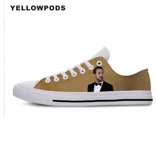 Mens Casual Shoes Hot Sale For Ryan Gosling Men Breathable Canvas Walking Man Shoes Chaussure Homme Factory Sales