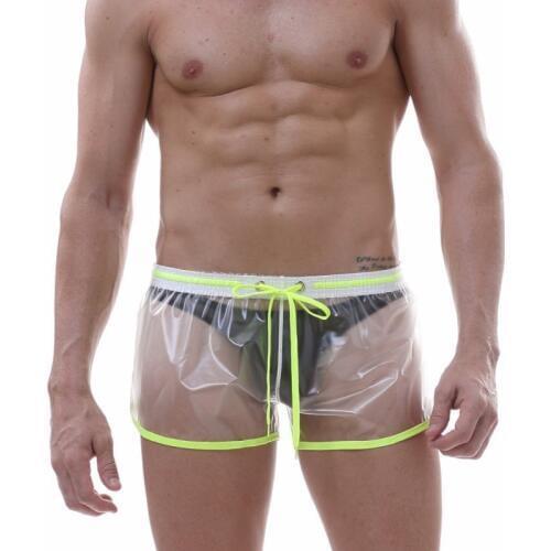 Male underwear gay ropa interior hombre transparent waterproof cueca masculina boxer homme boxershorts sexy men underwear boxer