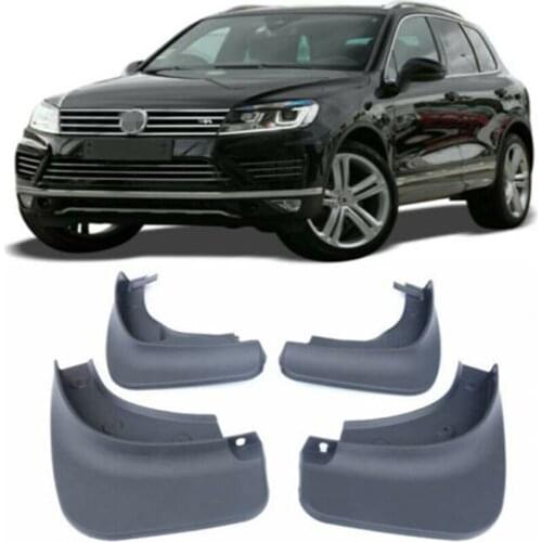 Front Rear Mudguards Car Mud Flaps For VW New Touareg R-line R line 2014-2018 Splash Guards Mudflaps Mud Guards Accessories