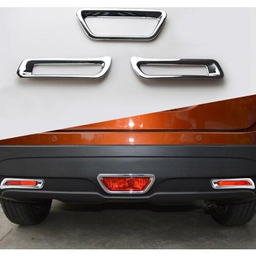 Fit for Suzuki SX4 S-Cross 2014-2021 Car Auto Accessories ABS Chrome Rear Fog Light Lamp Decor Cover Strip Molding 1Set