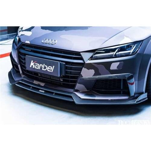 Suitable for Tt Audi Modified Karbel Fiber Tts Dry Carbon Front Shovel Air Knife Spoiler Rear Lip