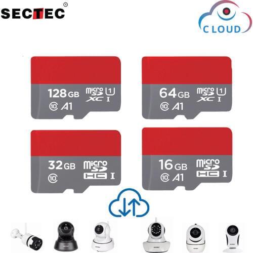 SECTEC SD Card For Amazon Cloud Storage Wifi Cam Home Security surveillance IP Camera For APP-YCC365