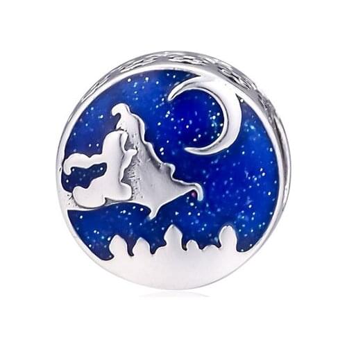 Mothers Day Magic Carpet Ride Charm Authentic 925 Silver Jewelry Fits European Charms Bracelets DIY Beads For Jewelry Making