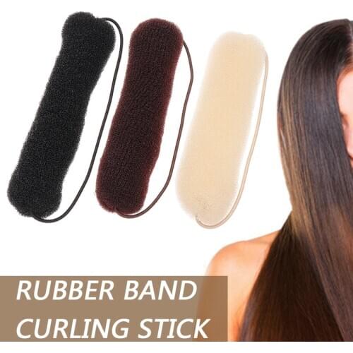 3 Colors High Quality Bun Hair Maker Sponge Bump Up Hollywood Style Roll Tuck Donut Updo French Twist Hair Styling Tool