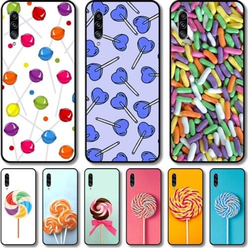 Delicious candy Phone Case Hull For Samsung Galaxy M 10 20 21 31 30 60S 31S Black Shell Art Cell Cover TPU