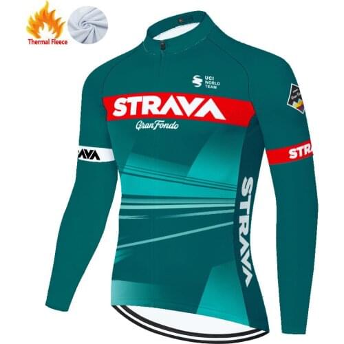 Strava Winter Thermal Fleece 자전거옷 Tricota Hombre Velo Homme 2021 ProTeam Maillot Roupa Ciclismo Masculino Cycling Jersey 자전거의류