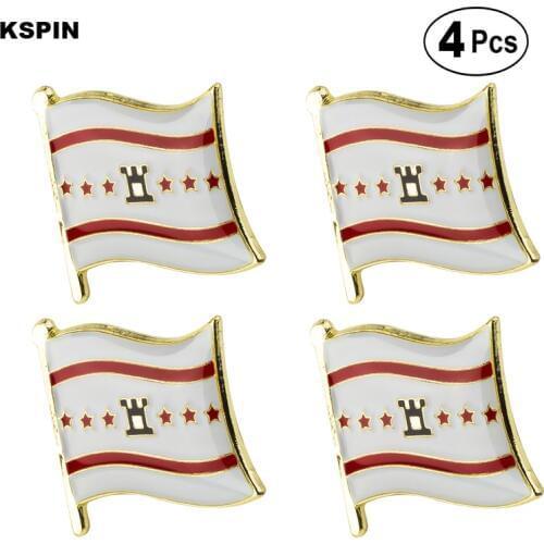 Drenthe Brooches Lapel Pin Flag badge Brooch Pins Badges 4pcs