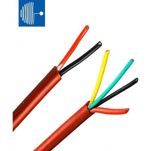 1.SHENGPAI AGR 108 degree 300V Red 2*0.75mm 3*0.75mm 4*0.75mm sheath silicone rubber insulated power cord