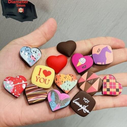 13PCS Resin Cute Cartoon Fridge Magnetic Sticker Kawaii Colourful Heart Square Butterfly Horse Refrigerator Magnet Memo Holder