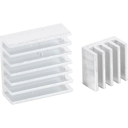 15 PCS One Set Aluminum Heatsink Cooler Adhesive Kit Sink for Cooling Raspberry Pi 4 heatsink
