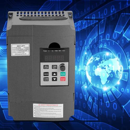 220V Single-phase Variable Frequency Drive VFD Speed Controller for 3-phase 1.5kW AC Motor New