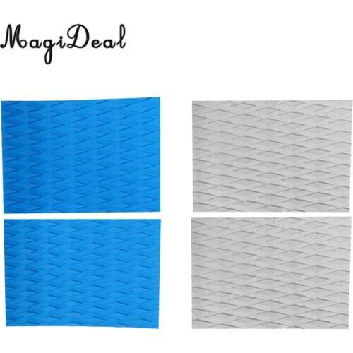 MagiDeal Anti-Slip Ultralight Diamond Grooved EVA Surfing Traction Pad Deck Grip Tail Pad for Surfboard Kiteboard Surf Accessory