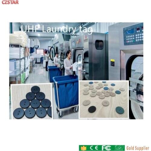 Free sample UHF RFID tag laundry Washable heat resisting 915m 868m 860-960M Alien H3 EPC Gen2 6C long range passive RFID tag