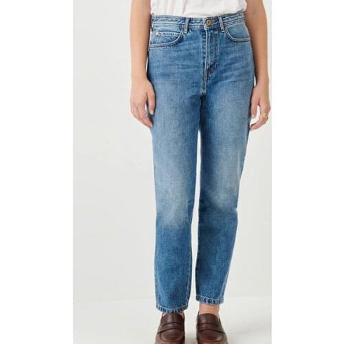 CHAIYAO Women's Straight Jeans
