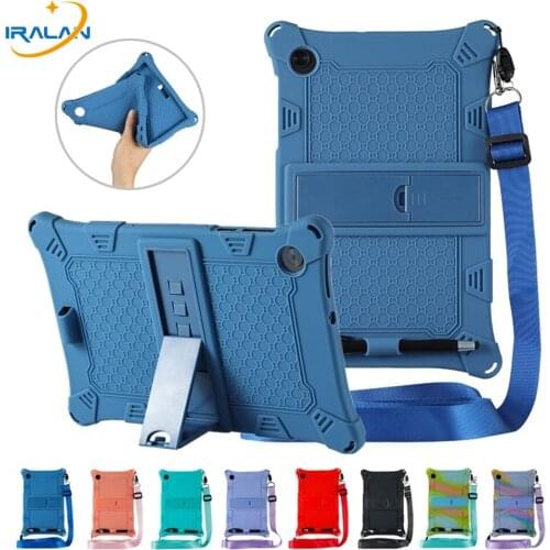 Silicon Case For Lenovo Tab M10 HD 2nd Gen FHD Plus TB-X606F/X TB-X306F/X With Kickstand Cover For M8 8.0 TB-8705F/N TB-8505F/X