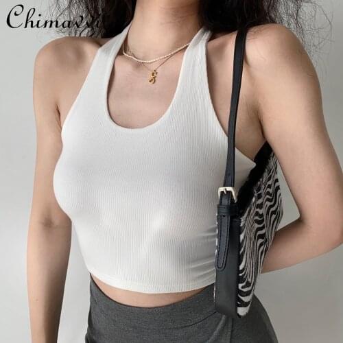 Женские укороченные топы Chimavvi China At AliExpress