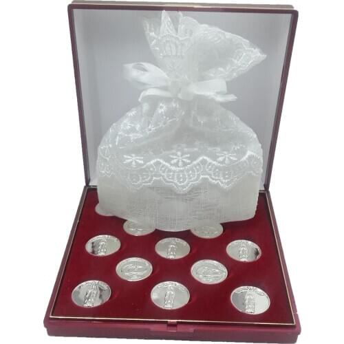 DOCOLASTRA Arras Virgin Lourdes with sachet saten & Case