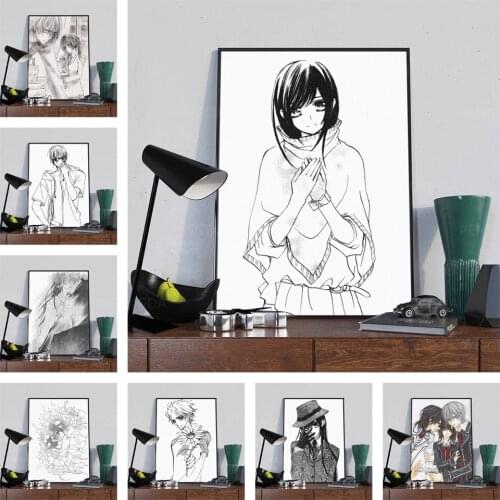 Home Decor Wall Art Canvas Vampire Knight Painting Print Japanese Anime Posters Modular Pictures Cuadros For Bedroom No Frame
