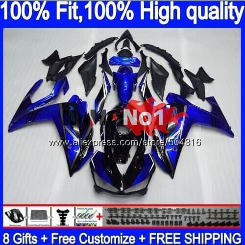 Injection For YAMAHA YZF R3 R25 R3 R 25 YZF-R3 YZFR25 55MC.5 Blue black YZF-R25 YZFR3 2014 2015 2016 2017 14 15 16 17 Fairing