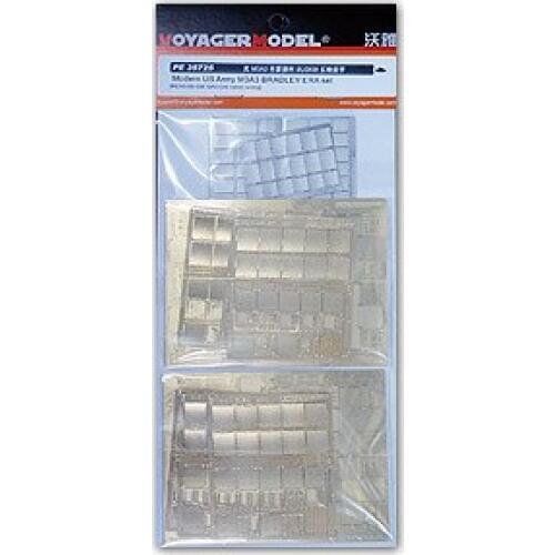 KNL HOBBY Voyager Model PE35725 M3A3 Bradley Cavalry Combat Armor Metal Etching (Universal)