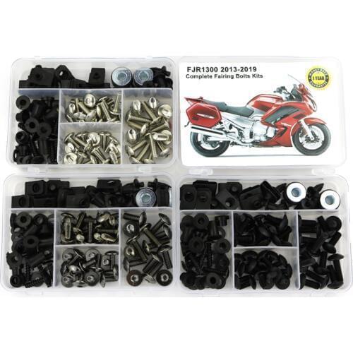Fit For Yamaha FJR1300 2013-2019 Full Fairing Bolts Kit Covering Bolts Motorcycle Complete Fairing Clips Nuts Screws Steel