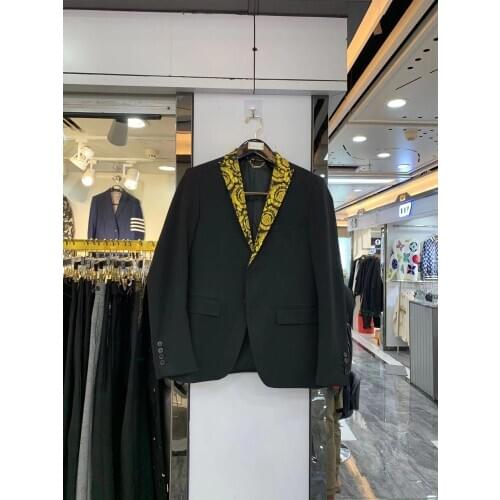 BK11299 Fashion Mens Coats & Jackets 2020 Runway Luxury famous Brand European Design party style Mens Clothing