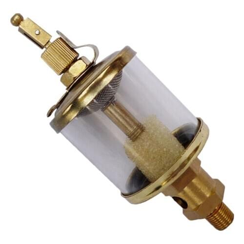 M10 M12 M14 M16 Metric Male Thread Copper Plating Oil Cup Sight Gravity Drip Feed Oiler Lubricator For Machine Tool